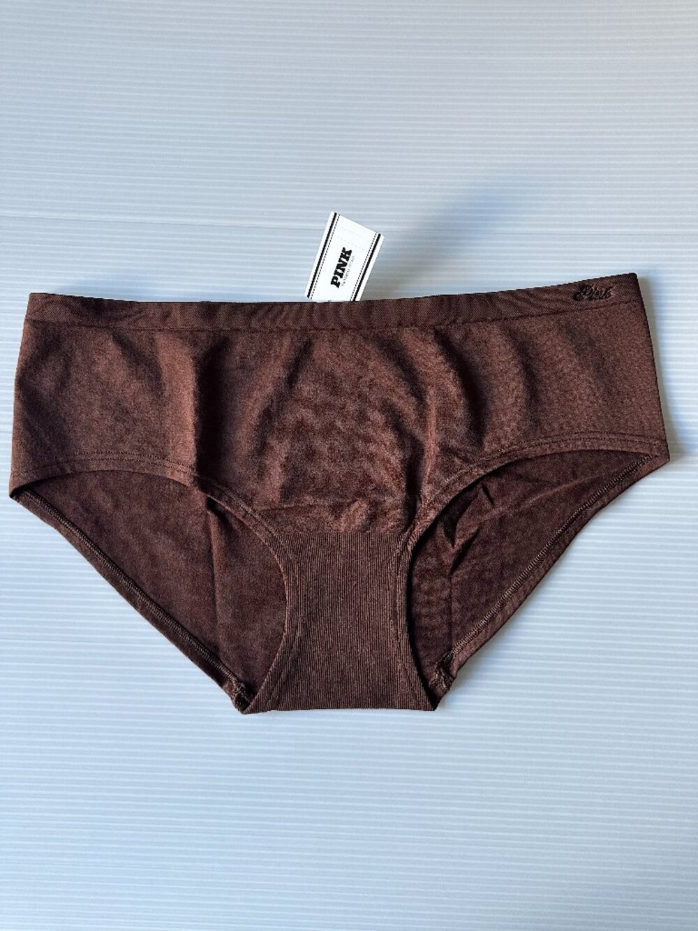 NEW PINK Victoria's Secret Ganache Brown Hiphugger/Hipster panty